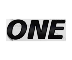 Mini One Yazısı Siyah İthal Marka 51142755615-51147057639