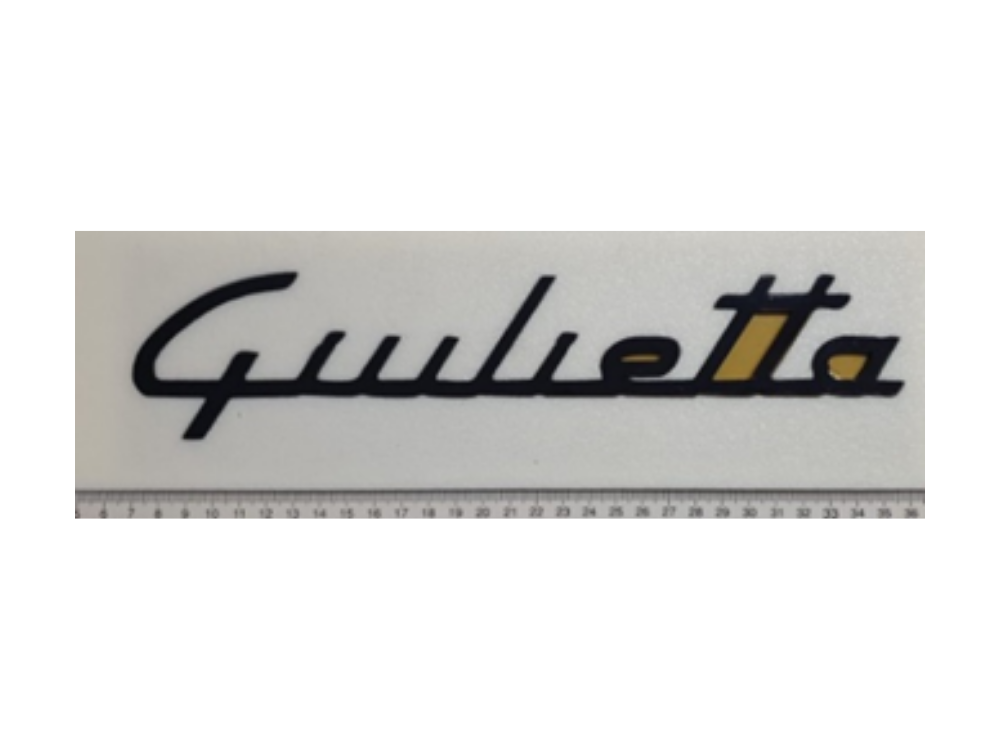 Alfa Romeo Giulietta Yazısı Büyük Siyah İthal Marka