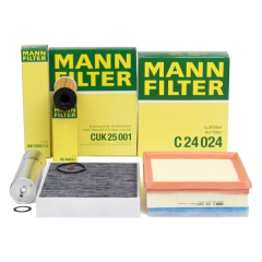 Bmw F20 Body Before 2015 116d Periodic Maintenance Filter Set Mann Brand HU6004x - C24024 - CUK25001 - WK5005-1z