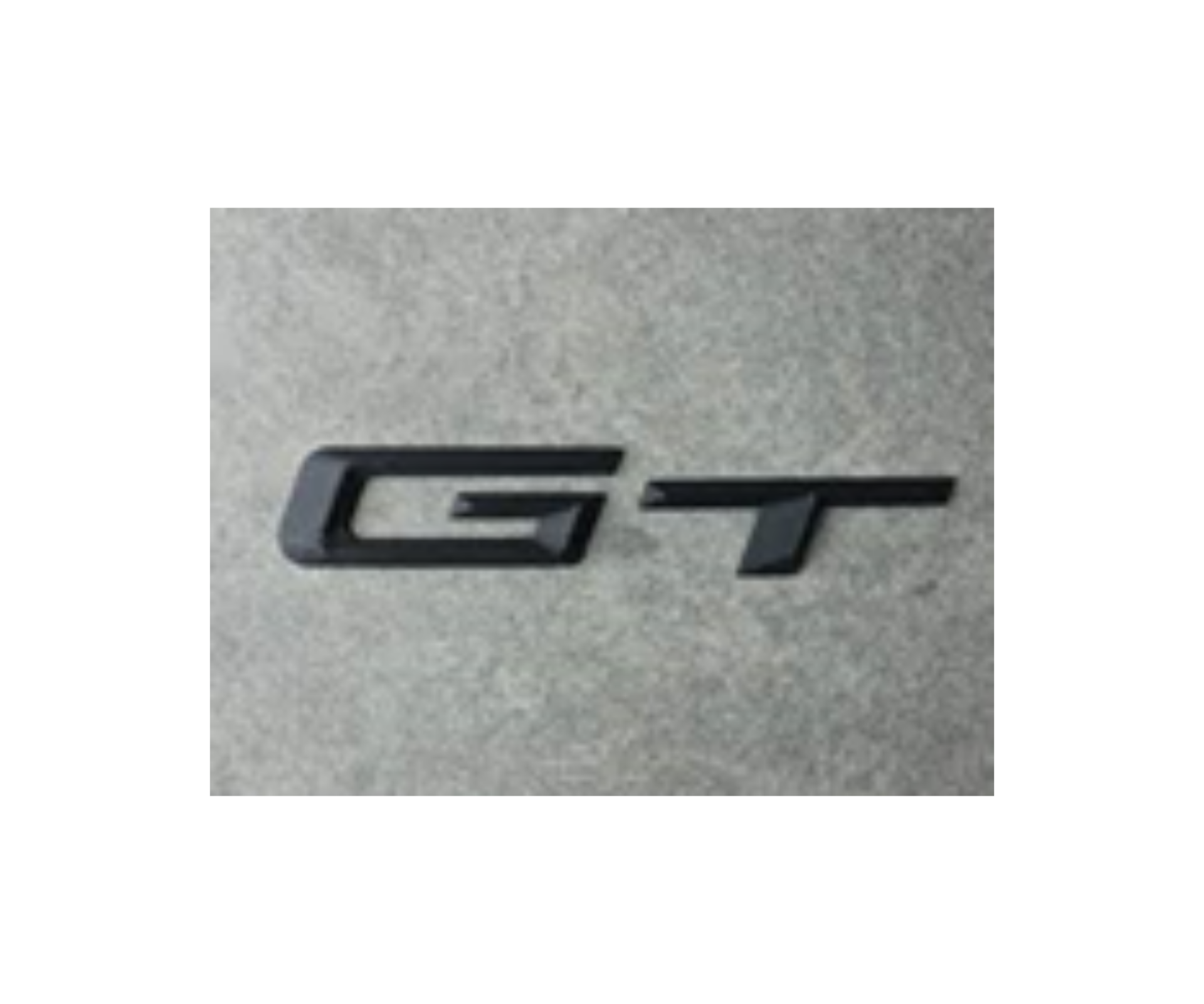 BMW GT Yazısı Siyah İthal Marka