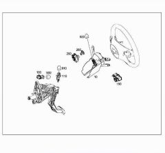 Mercedes W176 Fren Pedal Şalteri Orijinal Mercedes Marka A0015456309