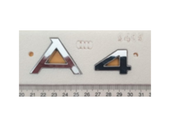 Audi A4 Krom A4 Yazısı 34 - 92 mm İthal Marka 8H085367412