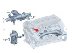 Mercedes W205 Termostat Gva Marka  A2742000615