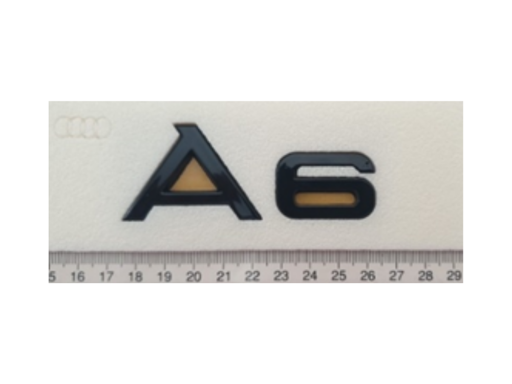 Audi A6 Siyah A6 Yazısı 37 - 104 mm İthal Marka 538070599