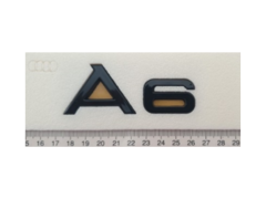 Audi A6 Siyah A6 Yazısı 37 - 104 mm İthal Marka 538070599