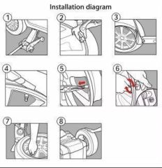 Mercedes W210 Tire Pressure Sensor Pierburg Brand A4479050500