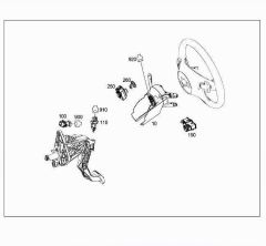 Mercedes W169 Fren Pedal Şalteri Orijinal Mercedes Marka A0015456309