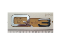 Audi Q3 Krom Q3 Yazısı 36 - 120 mm İthal Marka