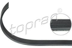 Fiat 500 Alternatör V Kayışı 1.3 Klimalı TOPRAN 46820063