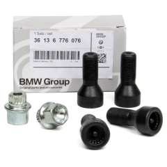 Bmw 1 Series F20 Trunk Locking Wheel Nut Set Original 36136776076
