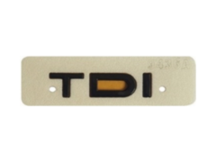 Audi Siyah TDI Yazısı 20 - 70 mm İthal Marka(Kopya)