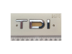 Audi Q Krom TDI Yazısı 2,5*8 cm İthal Marka