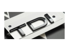 Audi Q Siyah TDI Yazısı 2,5*8 cm İthal Marka