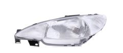 Peugeot 206 Полосатая передняя фара левая Valeo Brand 6204.S7