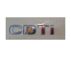 Opel CDTI Yazısı E.M TI Kırmızı İthal Marka