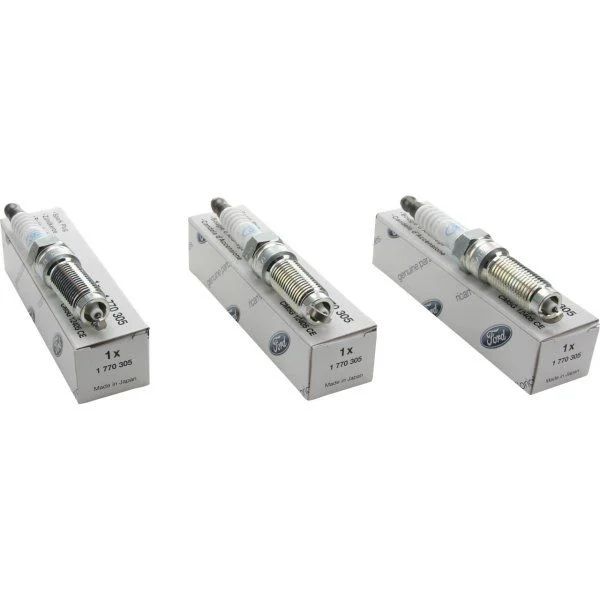 Ford Focus 2012-2018 1.0 Ecoboost Spark Plug Set 3 Pcs Ford Original Brand CM5G12405CE