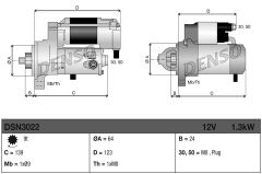 Fiat İdea 1.3 Multijet Marş Motoru DENSO Marka 51823860