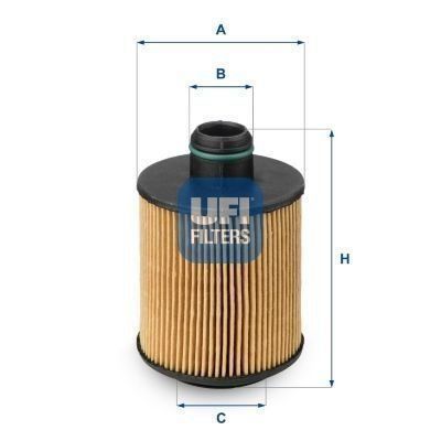 Fiat Strada Yağ Filtresi 1.3 Jtd - 1.6 Jtd UFI 71751128