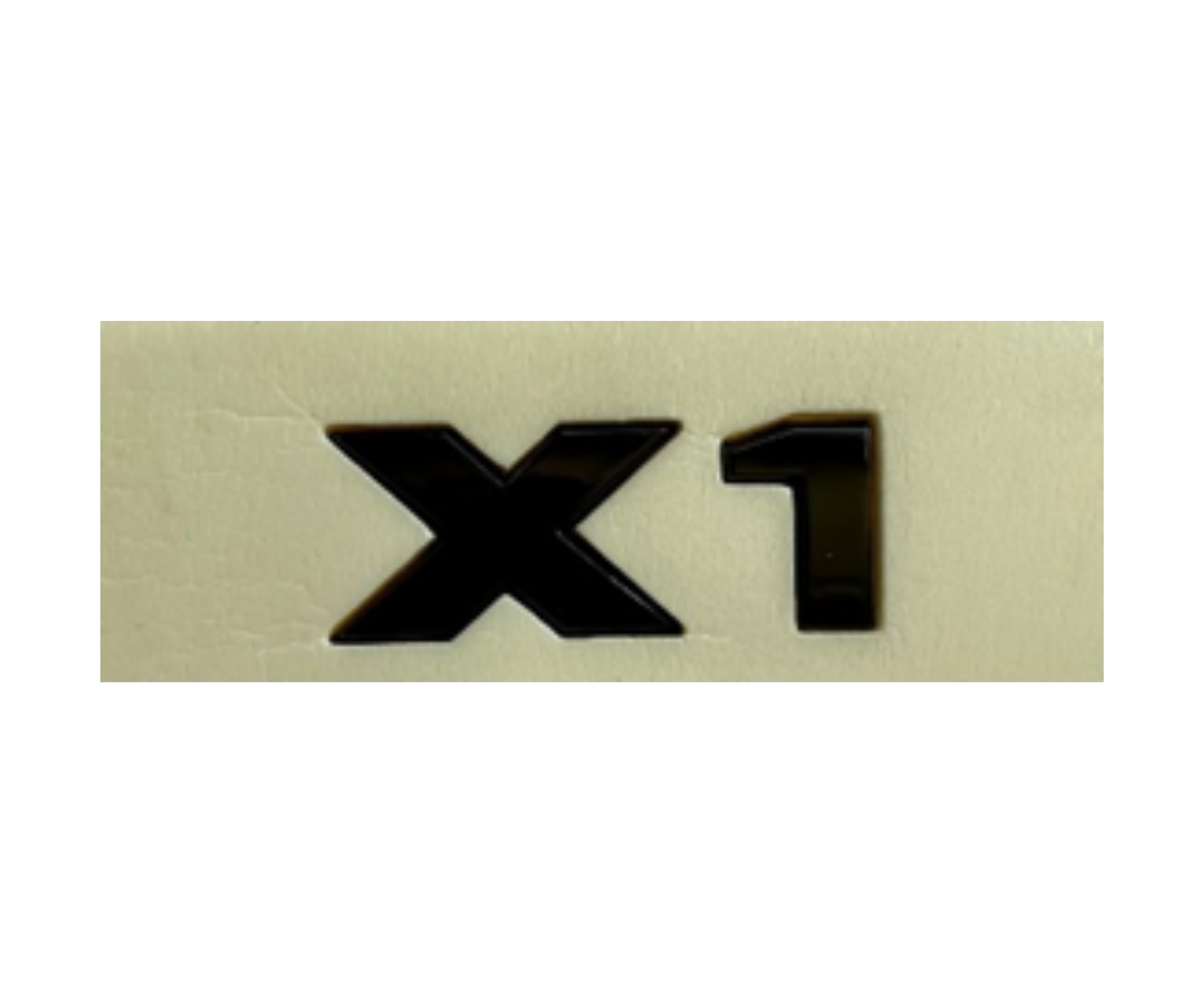 BMW X1 Yazısı Y.M Siyah İthal Marka