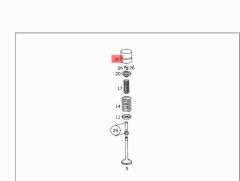 Mercedes W169 Subap Fincanı Trucktec Marka A1040501225