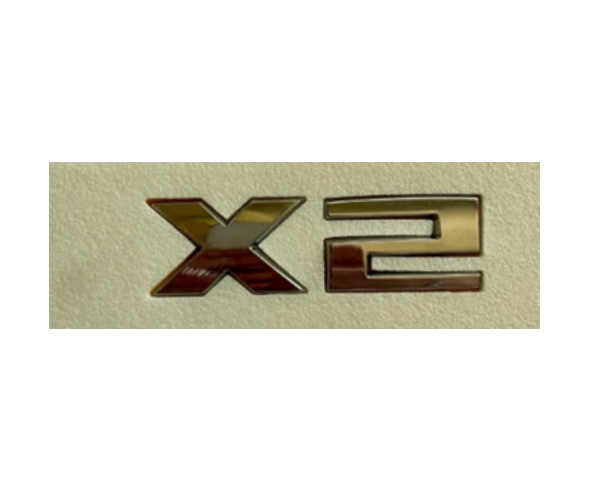 BMW X2 Yazısı Y.M Krom İthal Marka