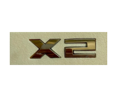 BMW X2 Yazısı Y.M Krom İthal Marka