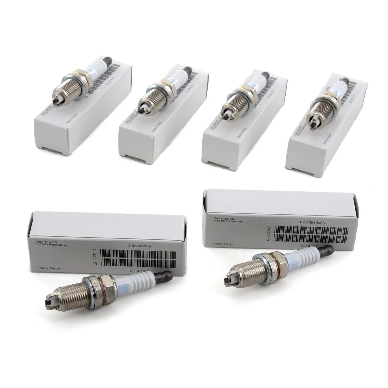 Opel Astra F Çift Tırnak Ateşleme Buji Takımı Gm Orjinal 1214117-95519055