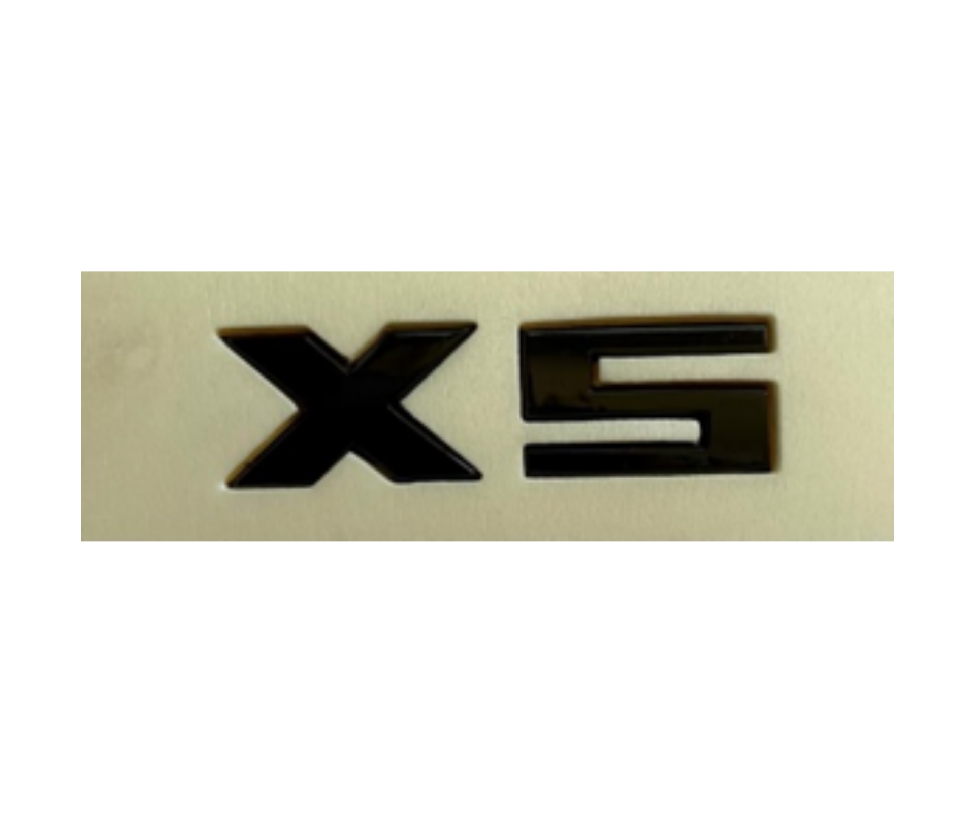 BMW X5 Yazısı Y.M Siyah İthal Marka