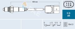 Bmw E46 Kasa 318i N46 Motor Oksijen Lambda Sensörü No:1 Fae Marka 75020