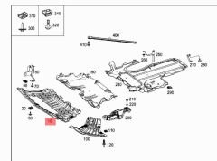 Mercedes W211 Tampon Alt Muhafaza Kapağı Gva Marka 2135200900