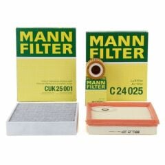 Bmw F20 120i Periodic Maintenance Filter Set Mann Brand HU7003x - C24025 - CUK25001
