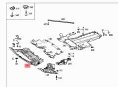 Mercedes W213 Tampon Alt Muhafaza Kapağı Mo Marka  2135200900