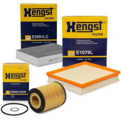 Bmw F20 Case 118i Periodic Maintenance Filter Set Hengst Brand E362HD313 - E1079L - E2991LC