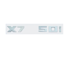 BMW X7 50i Yazısı Y.M Krom İthal Marka