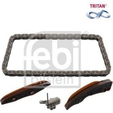 FEBI 49529 | Eksantirik Zincir Seti ( Zincir + 2x Kızak + Gerici ) BMW N47 B37 Da15 B47 D20b Mini N47 C16 A N47 C20 A