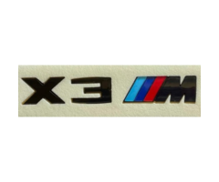 BMW X3 M Yazısı Siyah İthal Marka