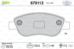 Fiat Albea 1.2 8V Ön Fren Balatası VALEO Marka 98845340