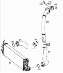 Mercedes W117 Kasa Turboşarj Hortum Contası Marka A0219976545