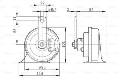 Mercedes W202 Korna Bosch Marka A0045423620