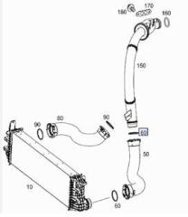 Mercedes W164 Kasa Turboşarj Hortum Contası Marka A0219976545