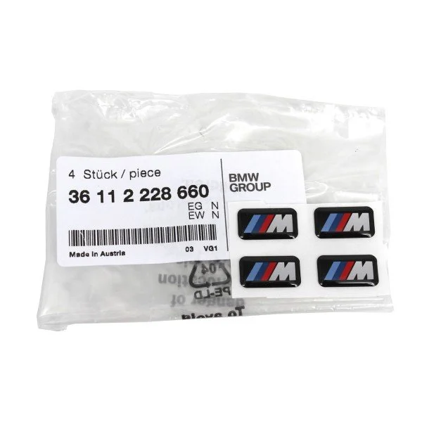 Bmw 3 Series E46 Body Rim M Emblem Set Bmw Original Brand 36112228660