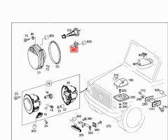 Mercedes W123 Ampul H4 12V 60/55W Bosch Marka N072601012803