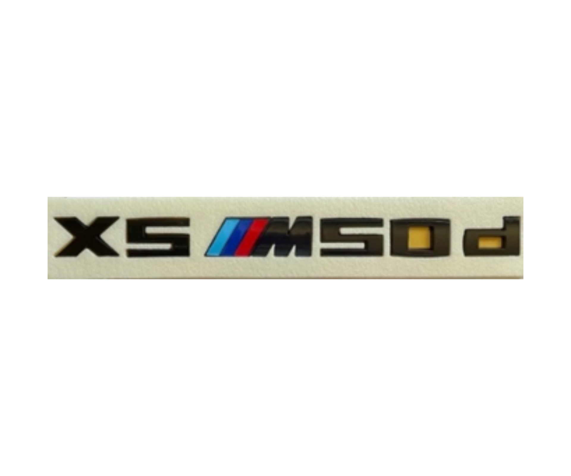 BMW X5 M50d Yazısı Siyah İthal Marka