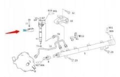 Mercedes W126 Enjektör Tutucu Swag Marka A6110160738