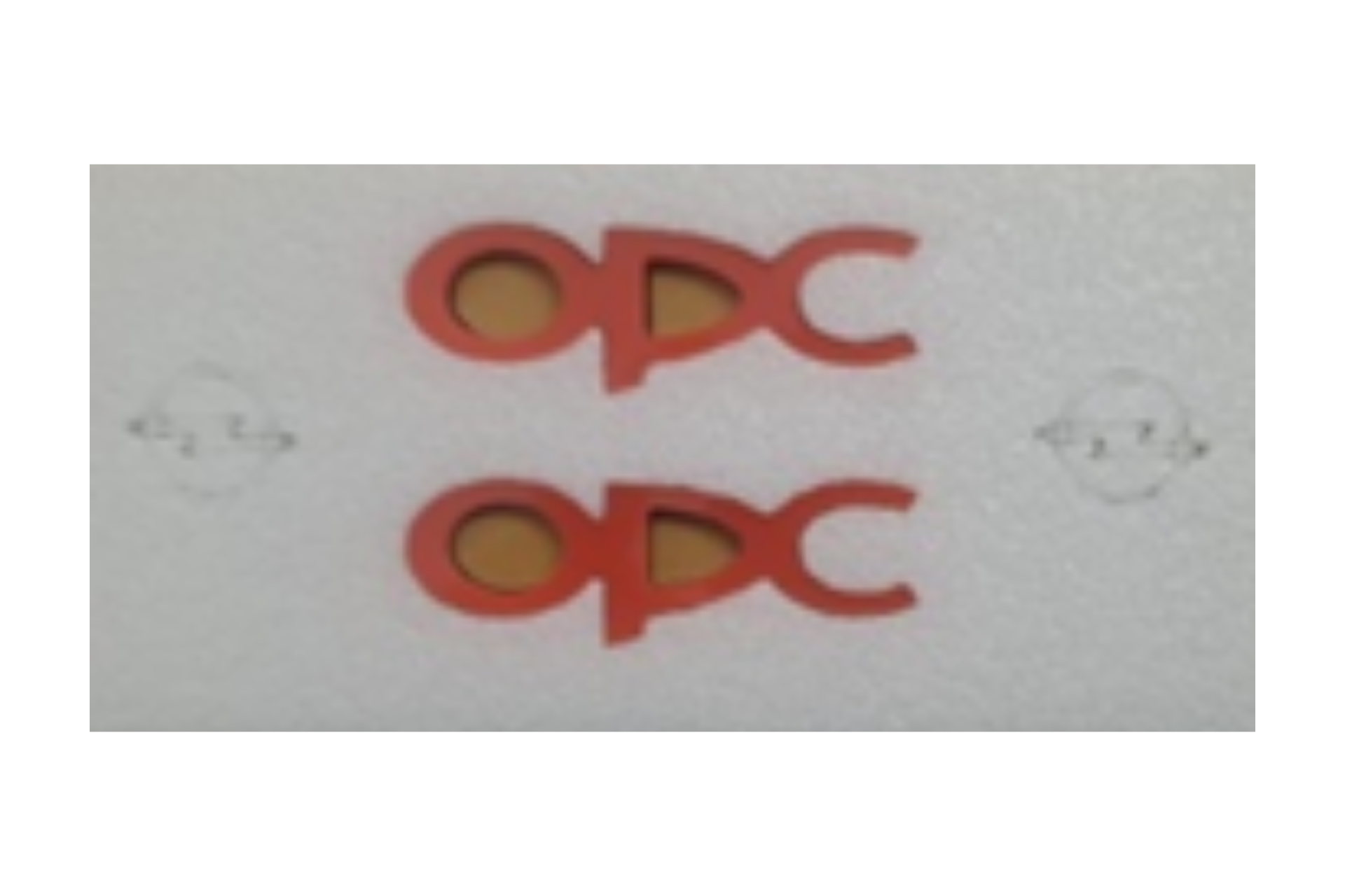 Opel OPC Yazısı Turuncu 2'li Çamurluk İthal Marka