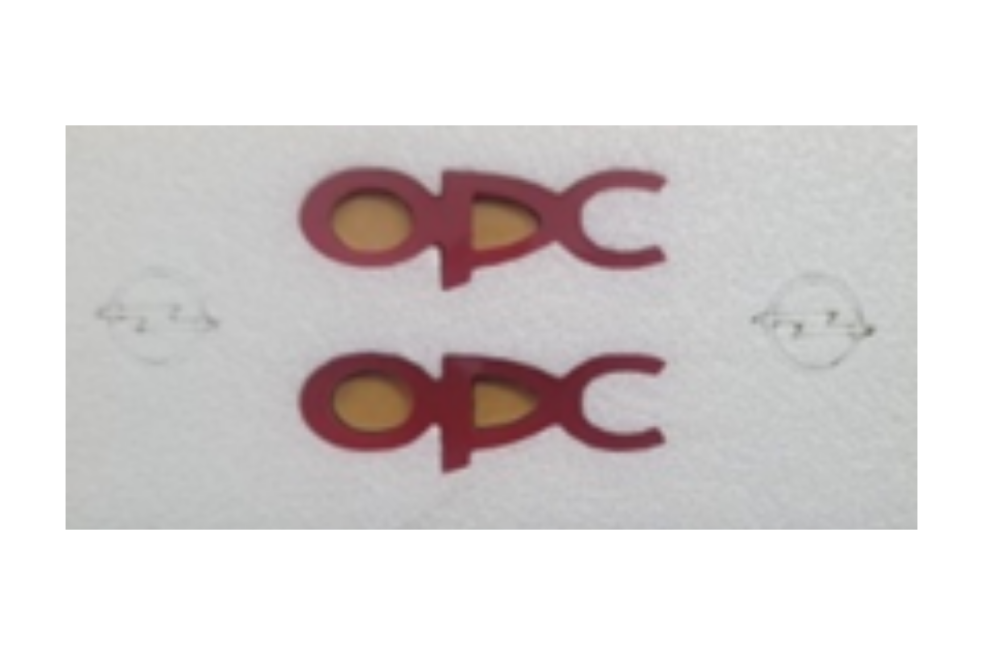 Opel OPC Yazısı Kırmızı 2'li Çamurluk İthal Marka