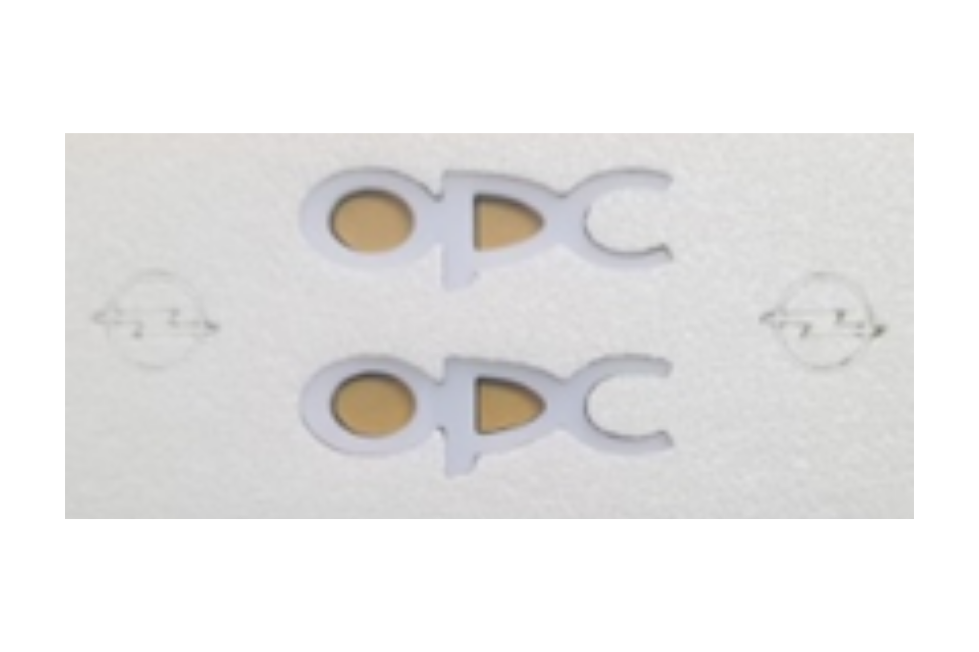 Opel OPC Yazısı Beyaz 2'li Çamurluk İthal Marka