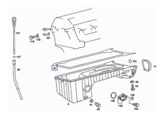 Mercedes W164 Прокладка масляного поддона Ajusa Brand A6120140122