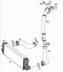 Mercedes W221  Kasa Turboşarj Hortum Contası Elring Marka A0219976545