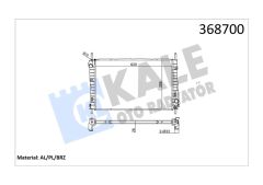 Ford Mondeo 2001-2007 2.0 Бензин Водяной Радиатор Kale Brand 368700
